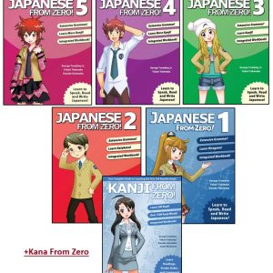 دانلود جامع مجموعه کتاب Japanese From Zero + Kanji & Kana – صفر تا صد زبان ژاپنی