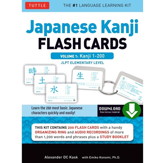 دانلود کتاب ژاپنی Japanese Kanji Flash Cards Vol. 1